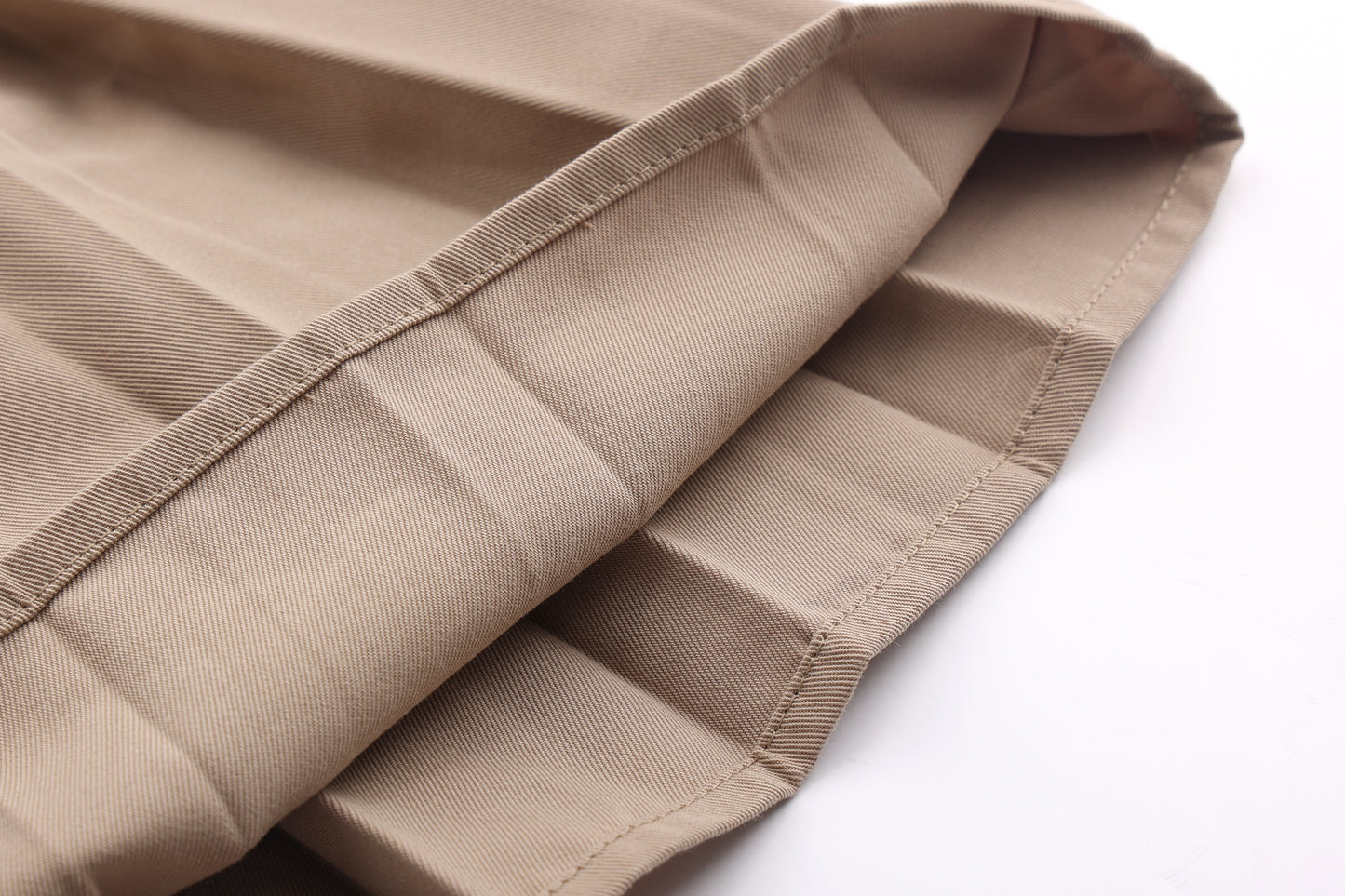 Khaki Button Skirt