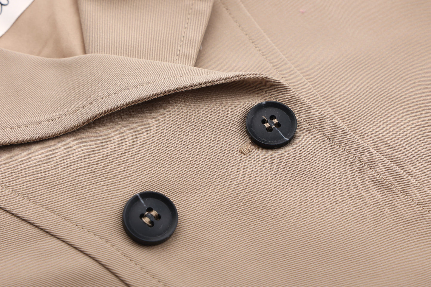 Khaki Button Skirt