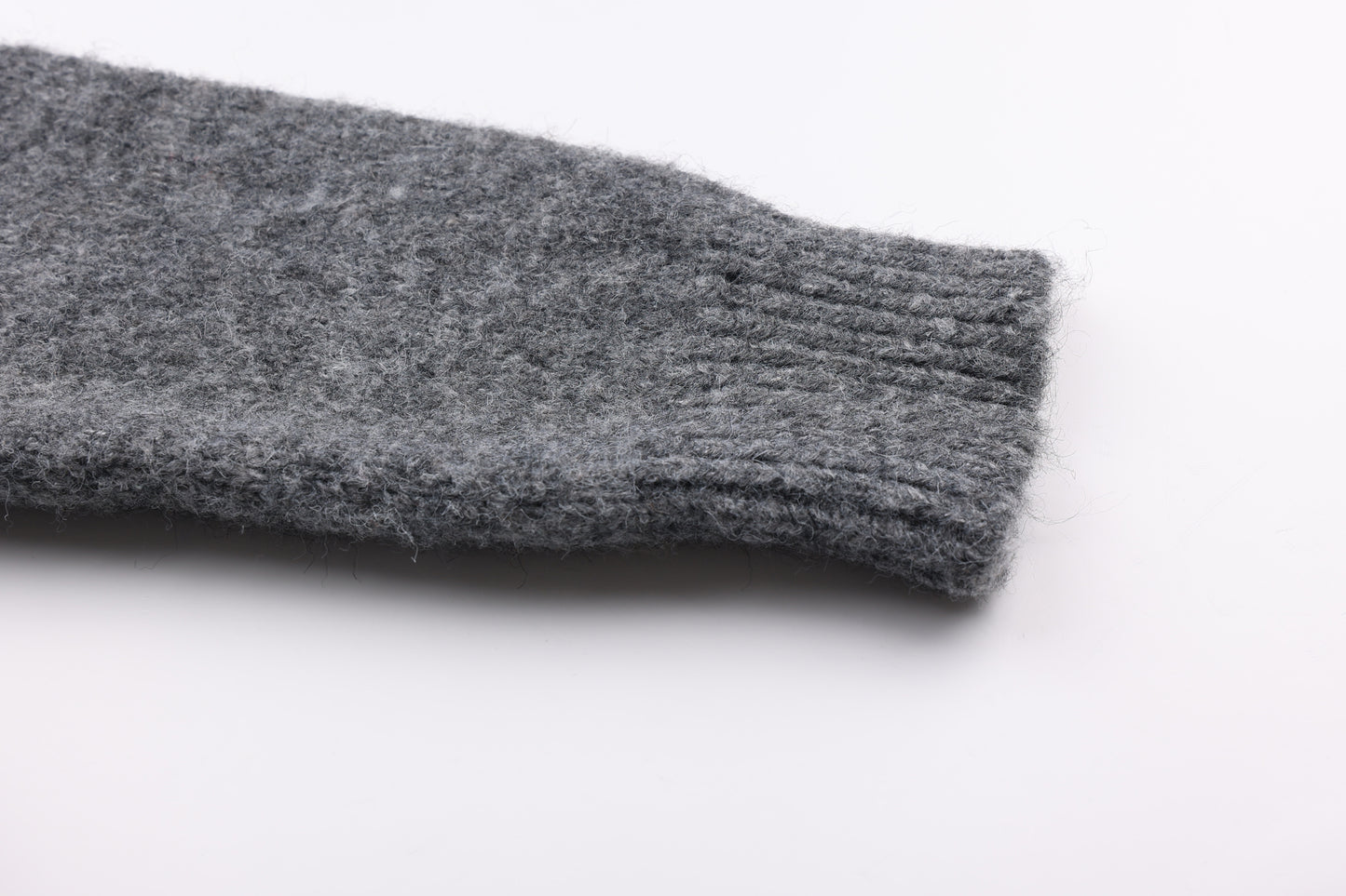 Grey Cherry Knitted Sweater