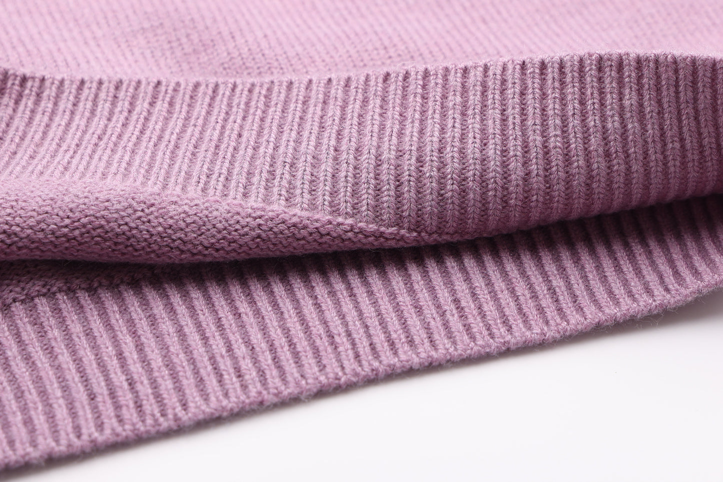 Pink Knitted Crewneck Sweater