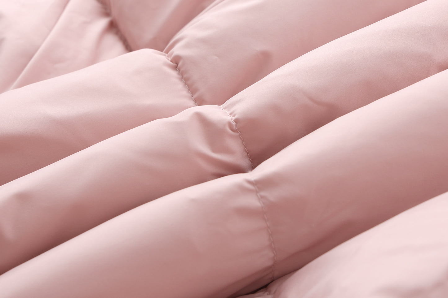 Pink Hooded Zip Down Jacket